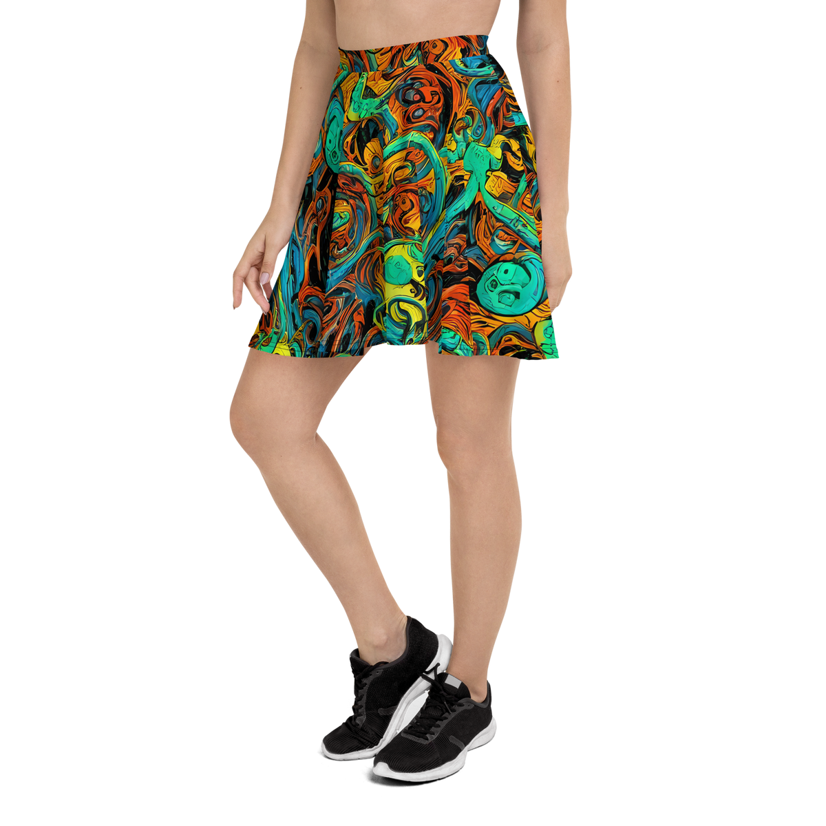Skater Skirt - Flaming Mirage