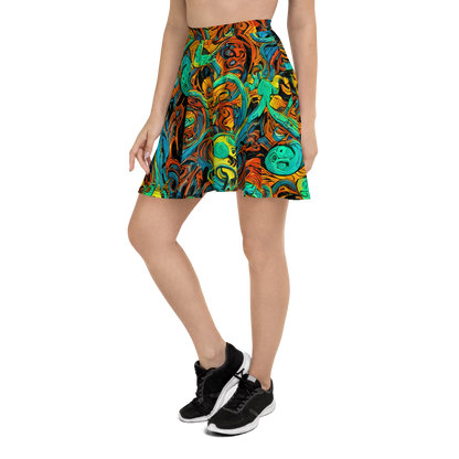 Skater Skirt - Flaming Mirage