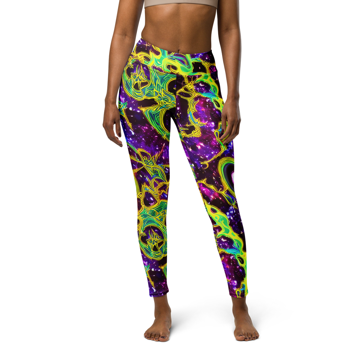 Yoga Leggings - Galactic Web