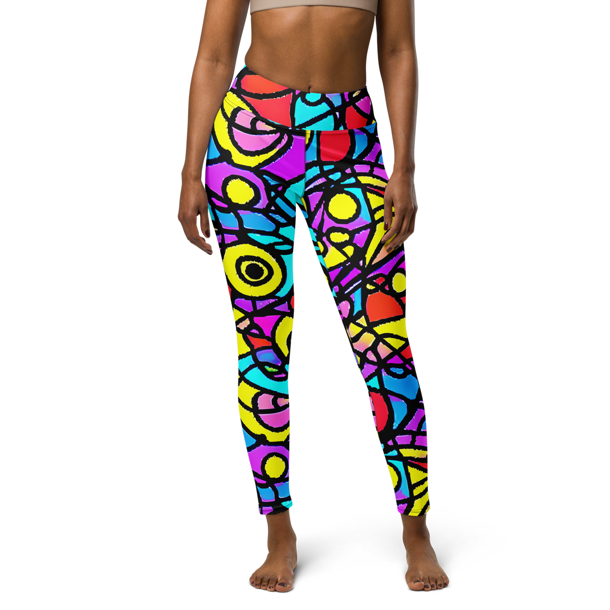Yoga Leggings - Radiant Chaos