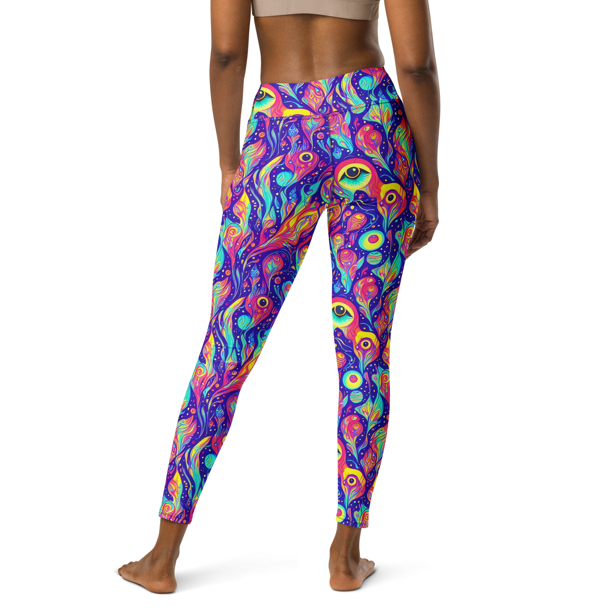Yoga Leggings - Mystic Petal Dance