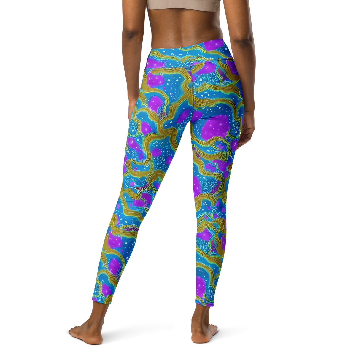 Yoga Leggings - Mystic Waves