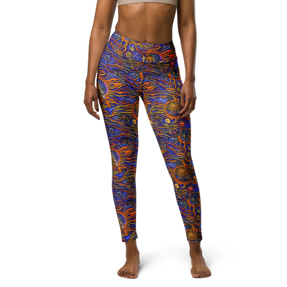 Yoga Leggings - Mantegna Swirl