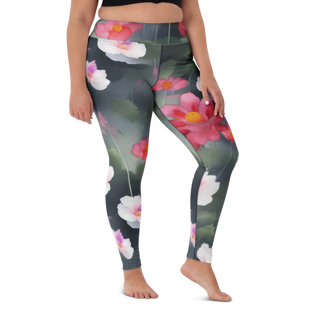 Yoga Leggings - Petal Reverie