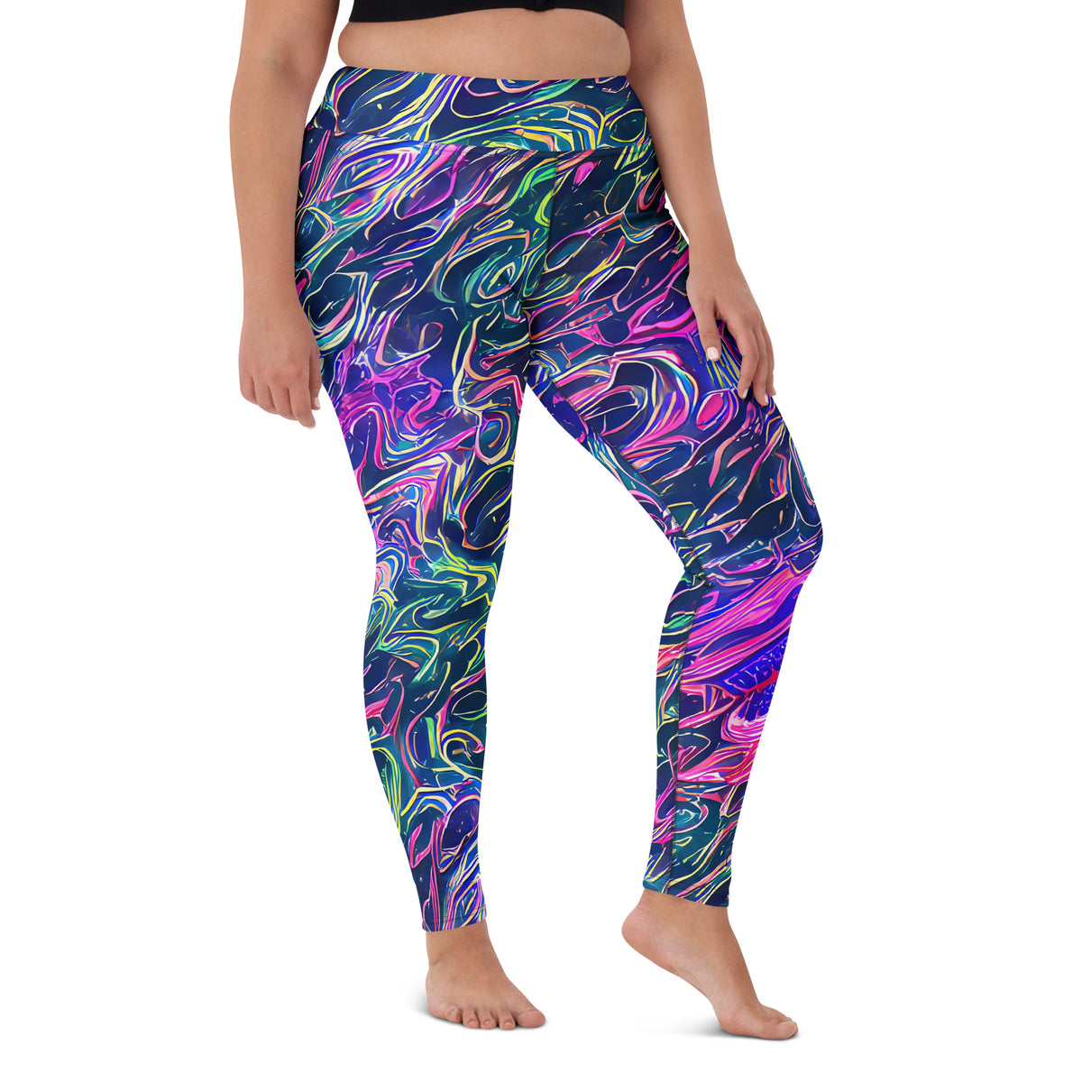 Yoga Leggings - Optic Tempest