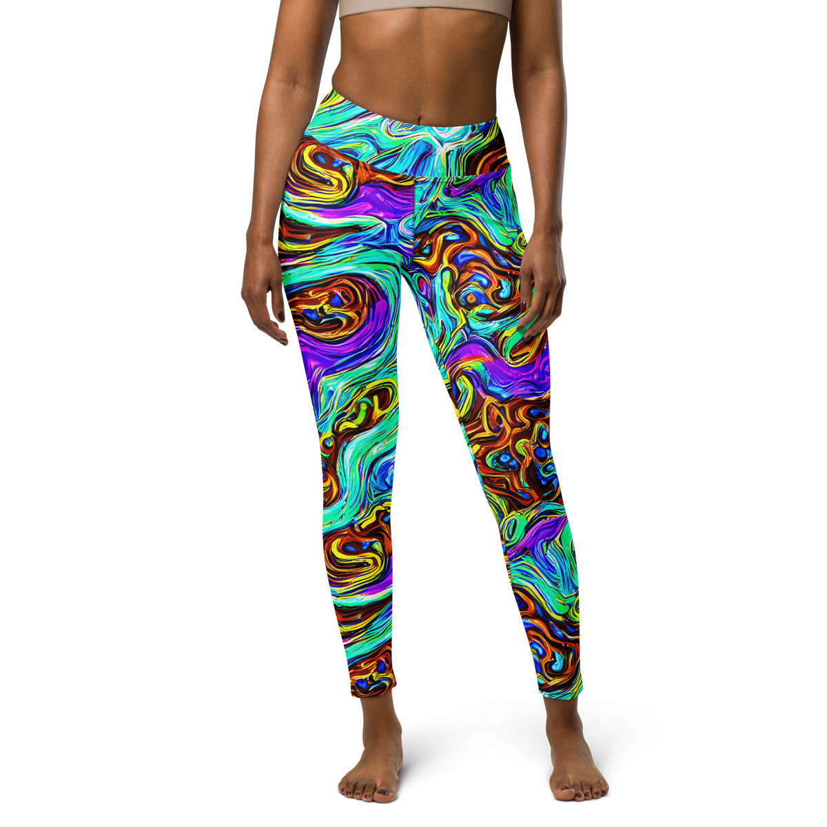 Yoga Leggings - Mystic Iridescence