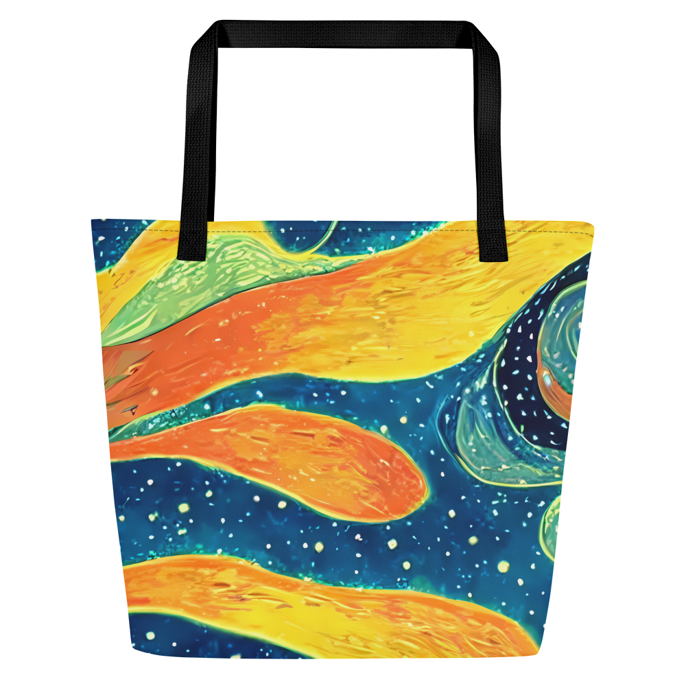 Large Tote Bag w/ Pocket - Celestial Harmony