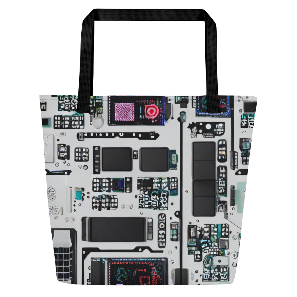 Large Tote Bag w/ Pocket - Wired Wonders