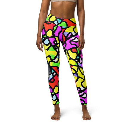 Yoga Leggings - Vivid Serenade