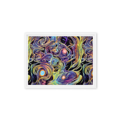 Framed Canvas - Lebacq Swirl