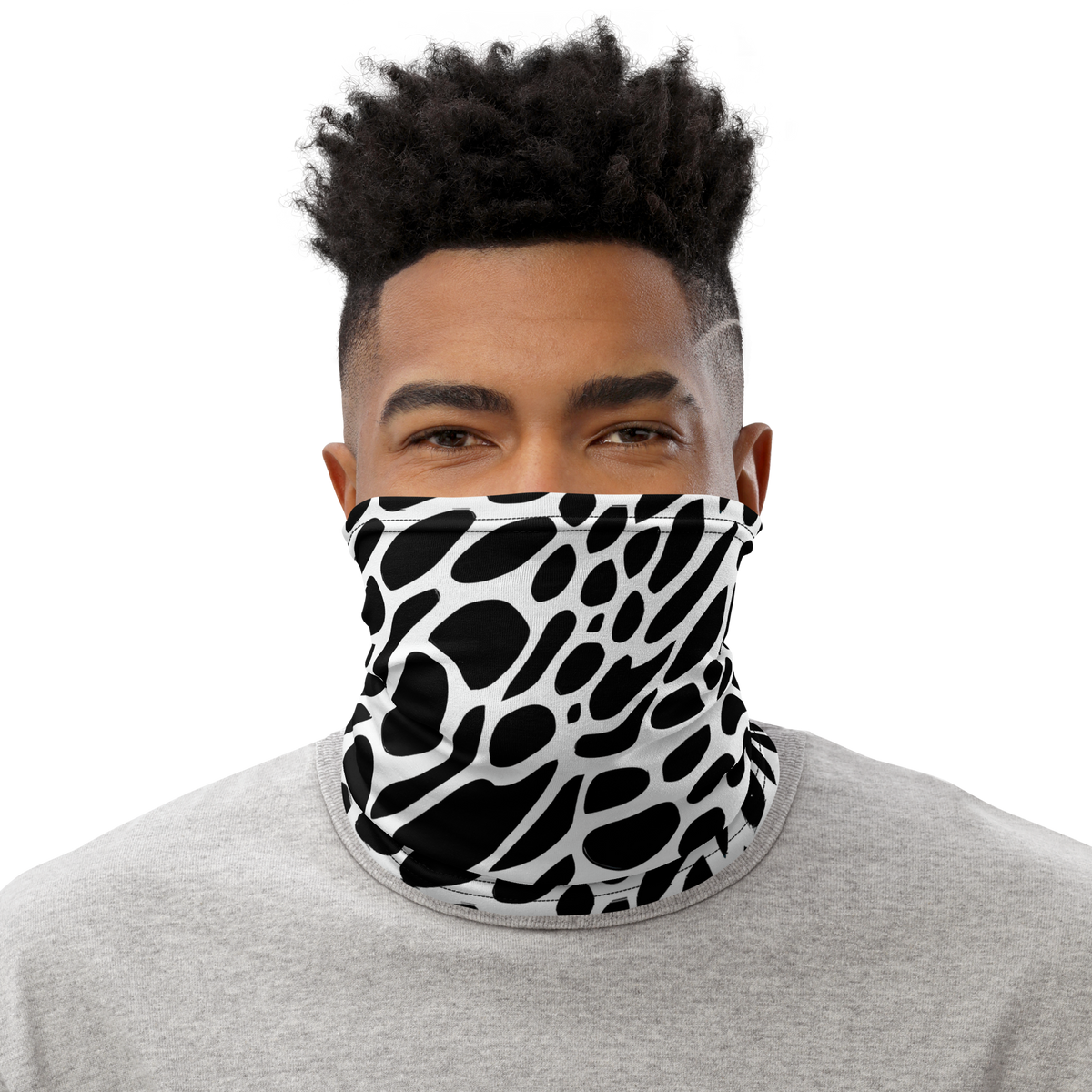 Neck Gaiter - Monochrome Mystique
