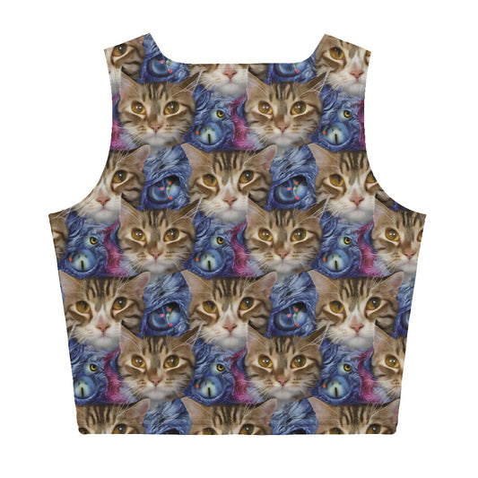 Crop Top - Feline Fantasy