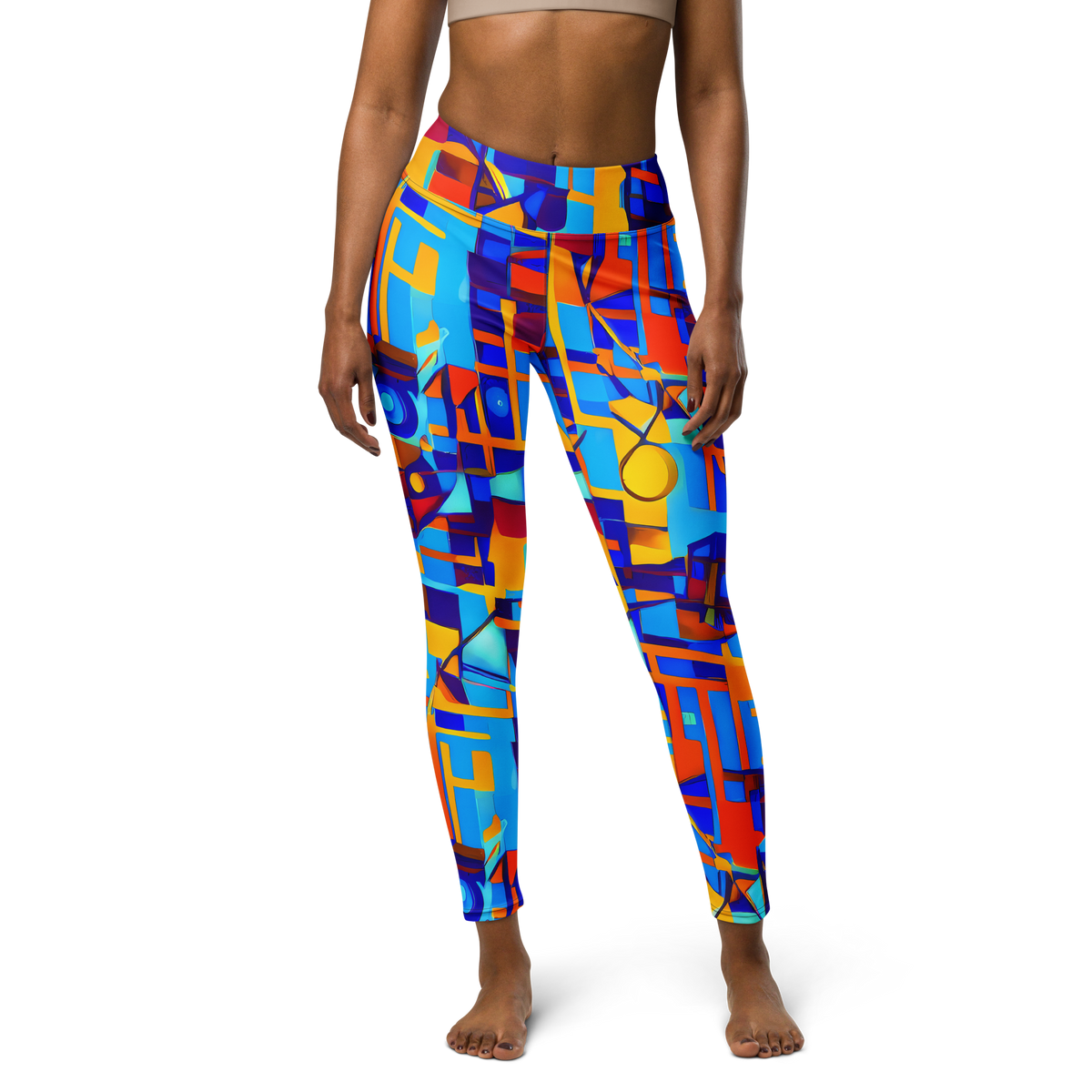 Yoga Leggings - Radiant Labyrinth