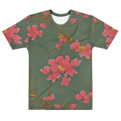 Men's Crew Neck T-Shirt - Petal Symphony