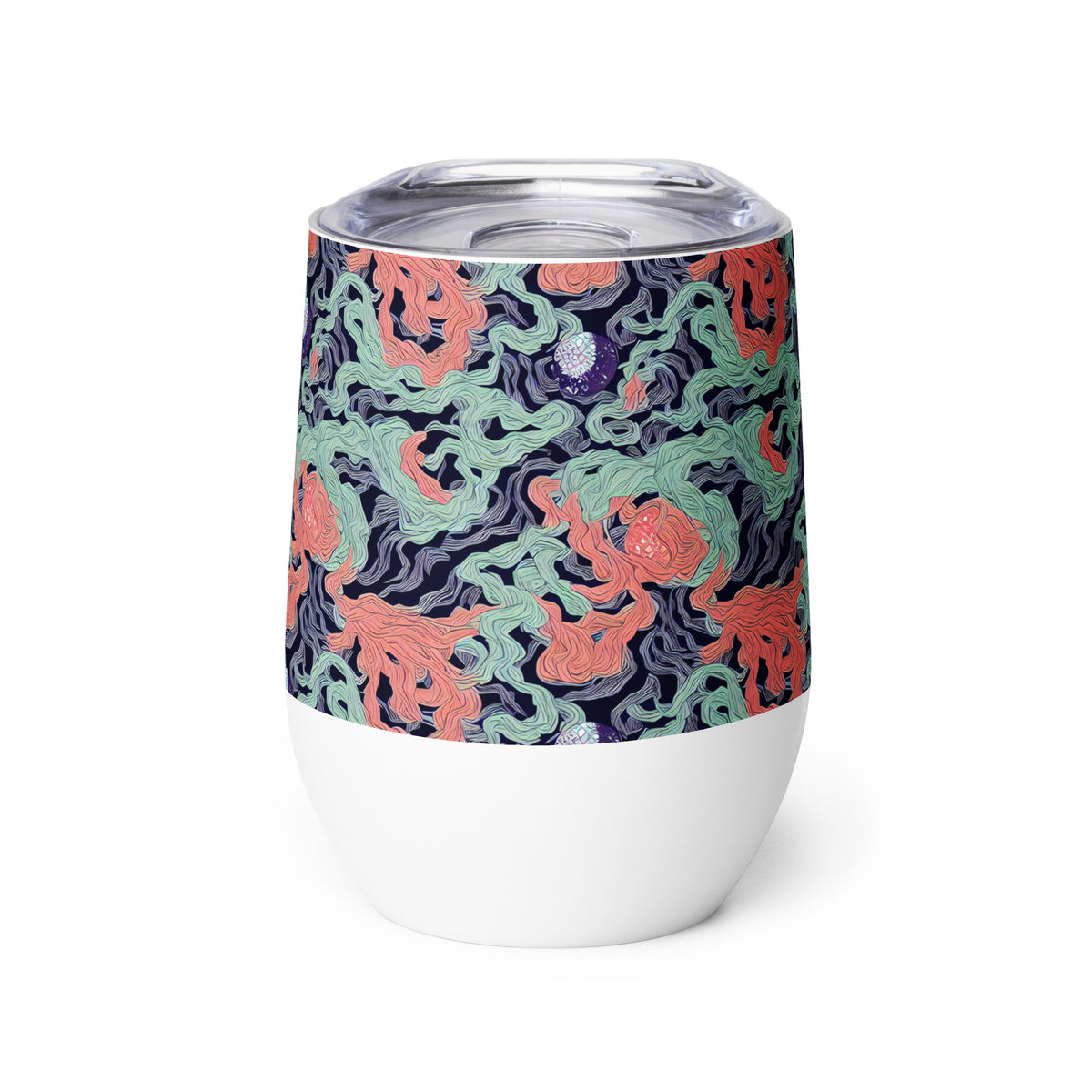 Wine Tumbler - Cosmic Coral
