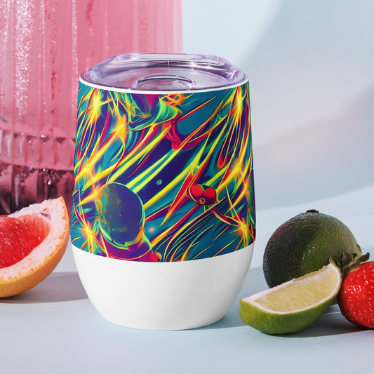 Wine Tumbler - Cosmic Inferno