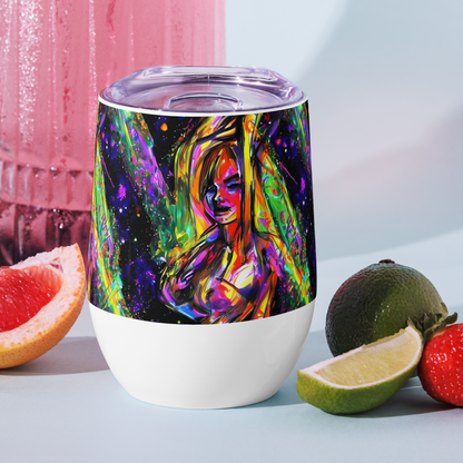 Wine Tumbler - Galactic Flamenco