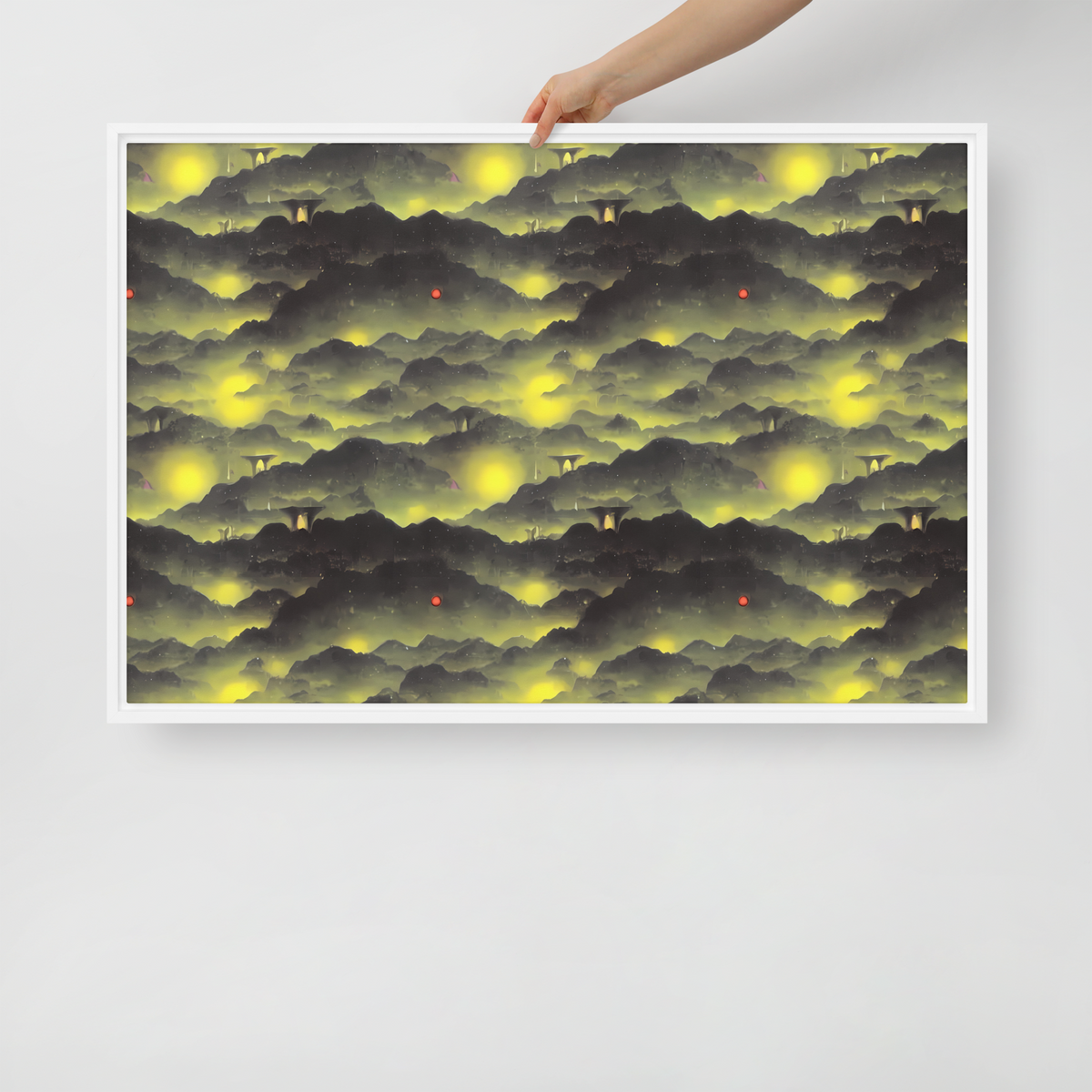 Framed Canvas - Spectral Isle