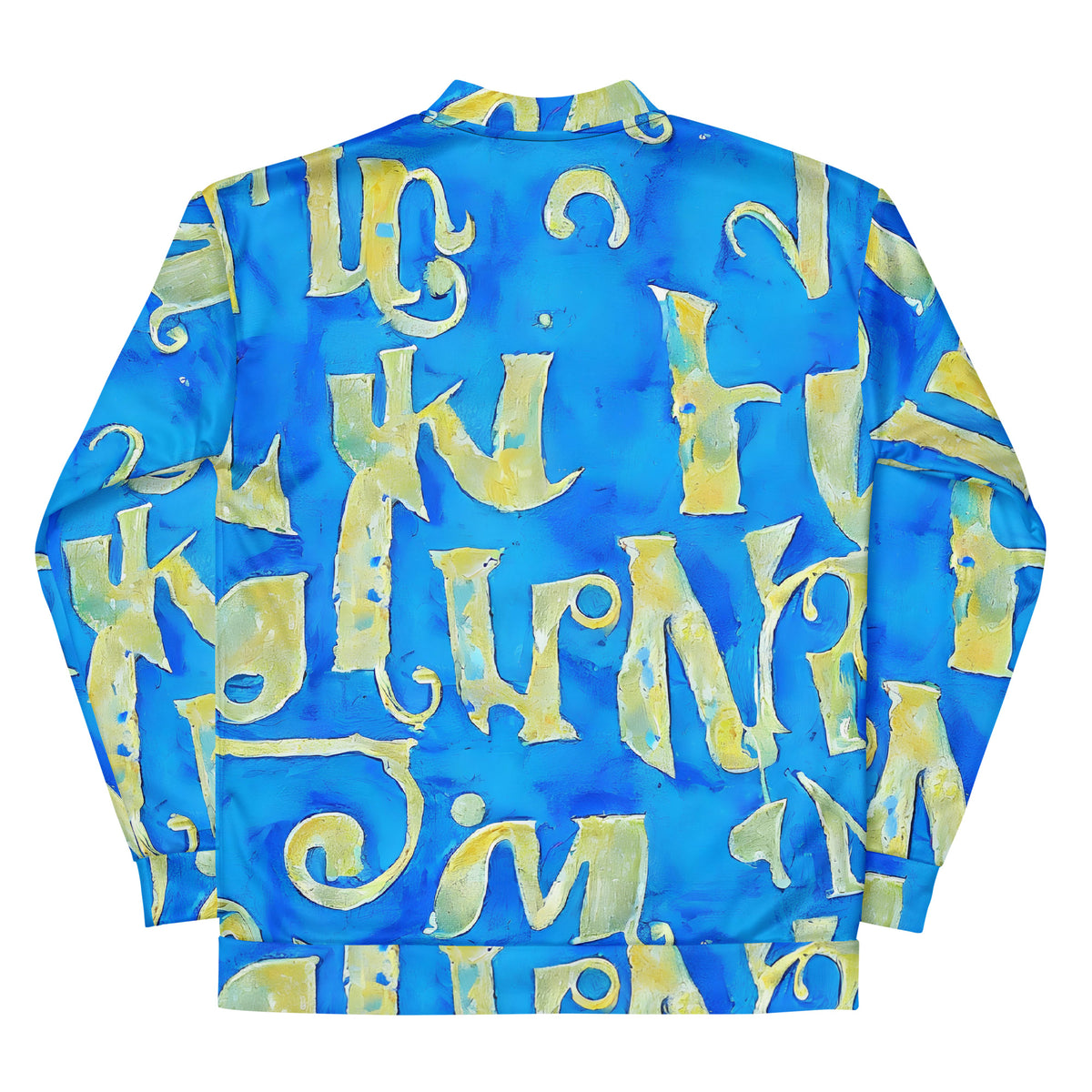 Bomber Jacket - Golden Glyphs