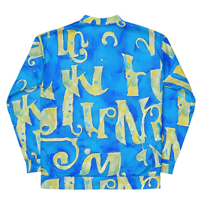 Bomber Jacket - Golden Glyphs