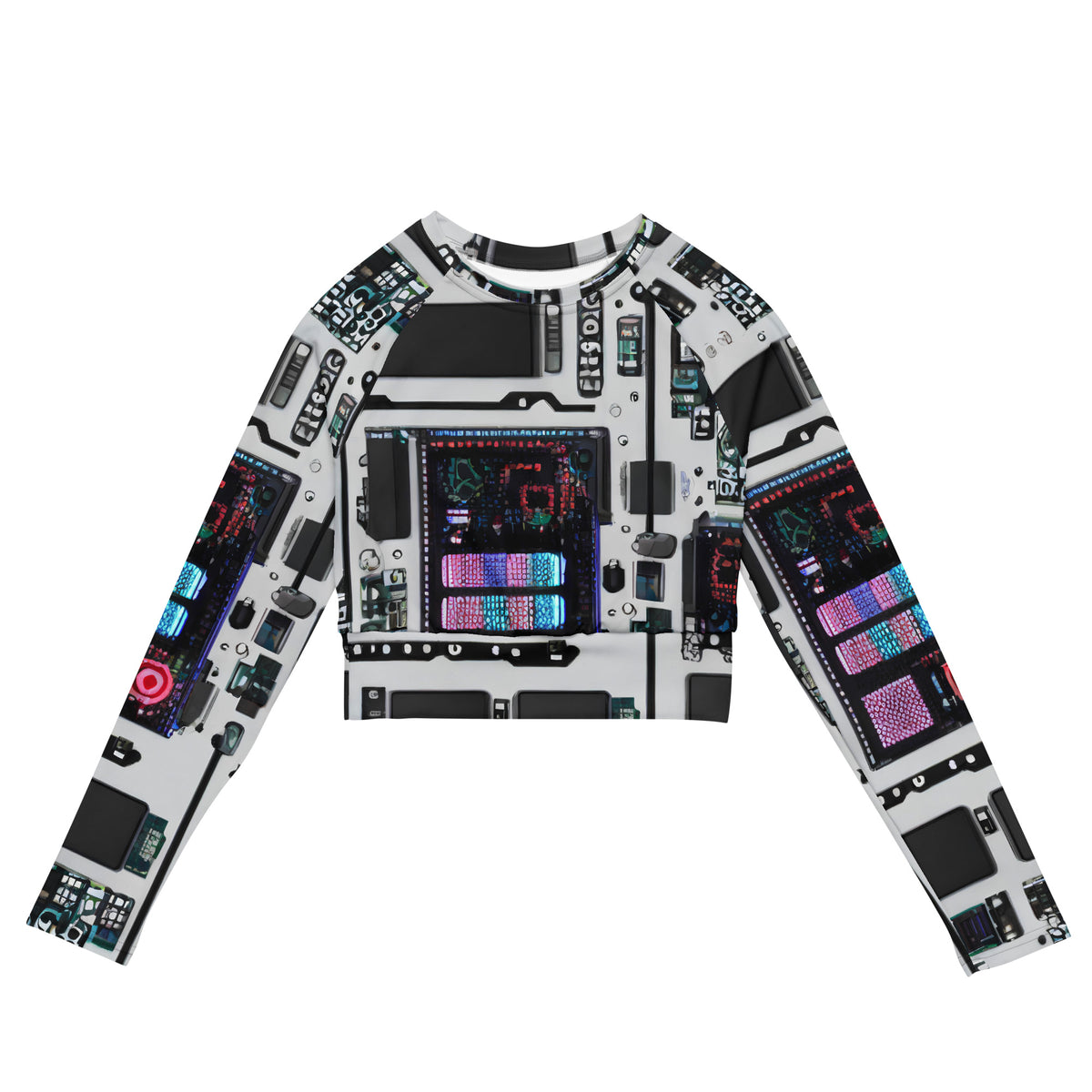 Long Sleeve Crop Top - Wired Wonders