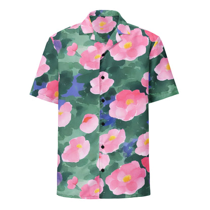 Button Shirt - Pink Blossom Serenade