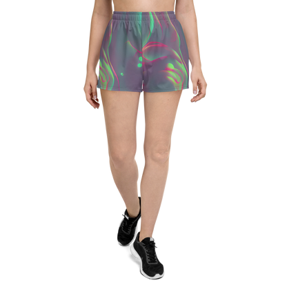 Women’s Athletic Shorts - Neon Whisper