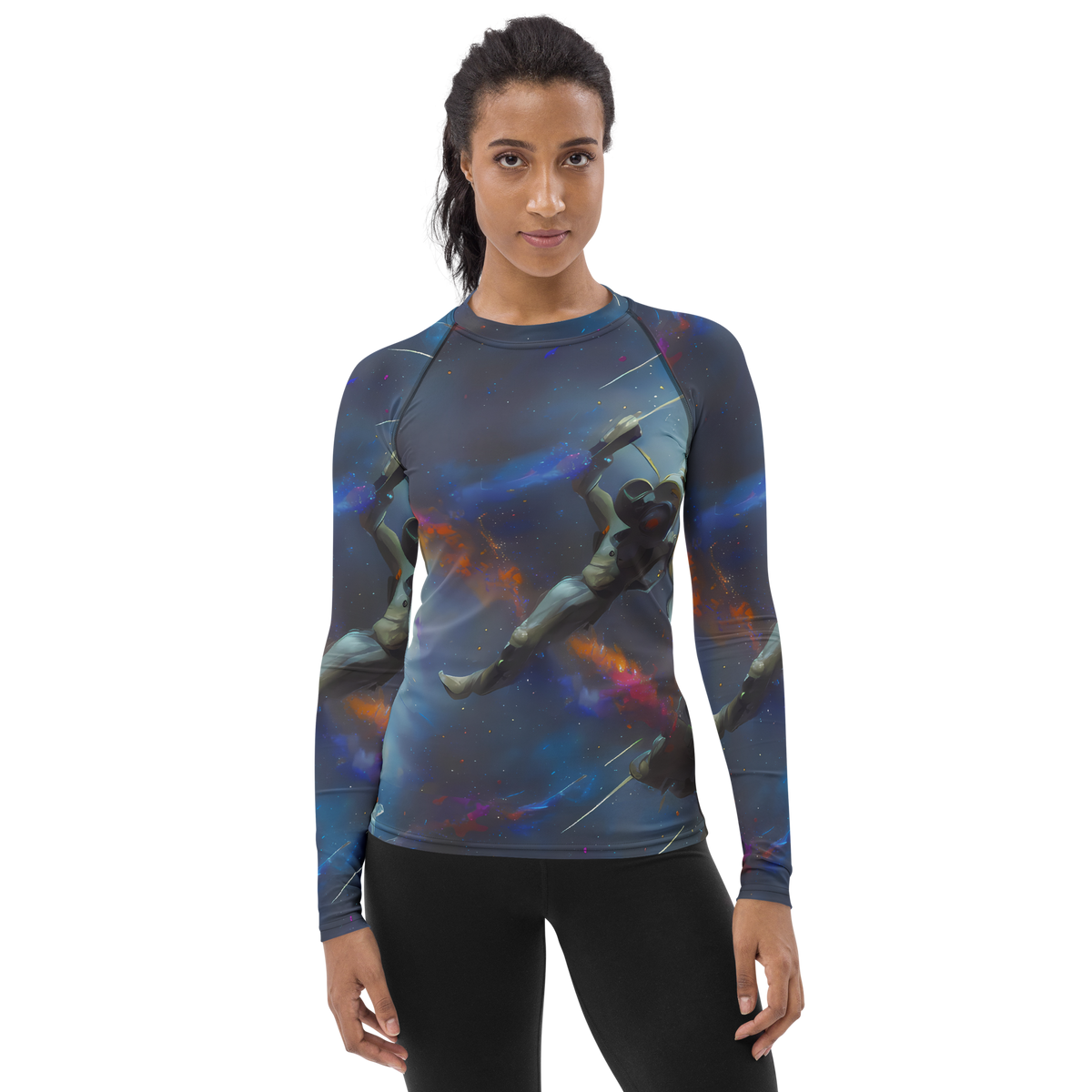 Women's Rash Guard - Gravity's Palette