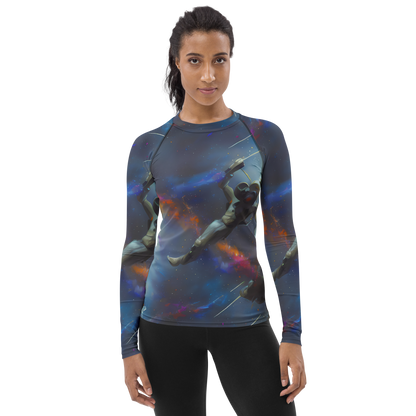 Women's Rash Guard - Gravity's Palette