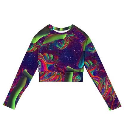 Long Sleeve Crop Top - Carnevale Cosmos