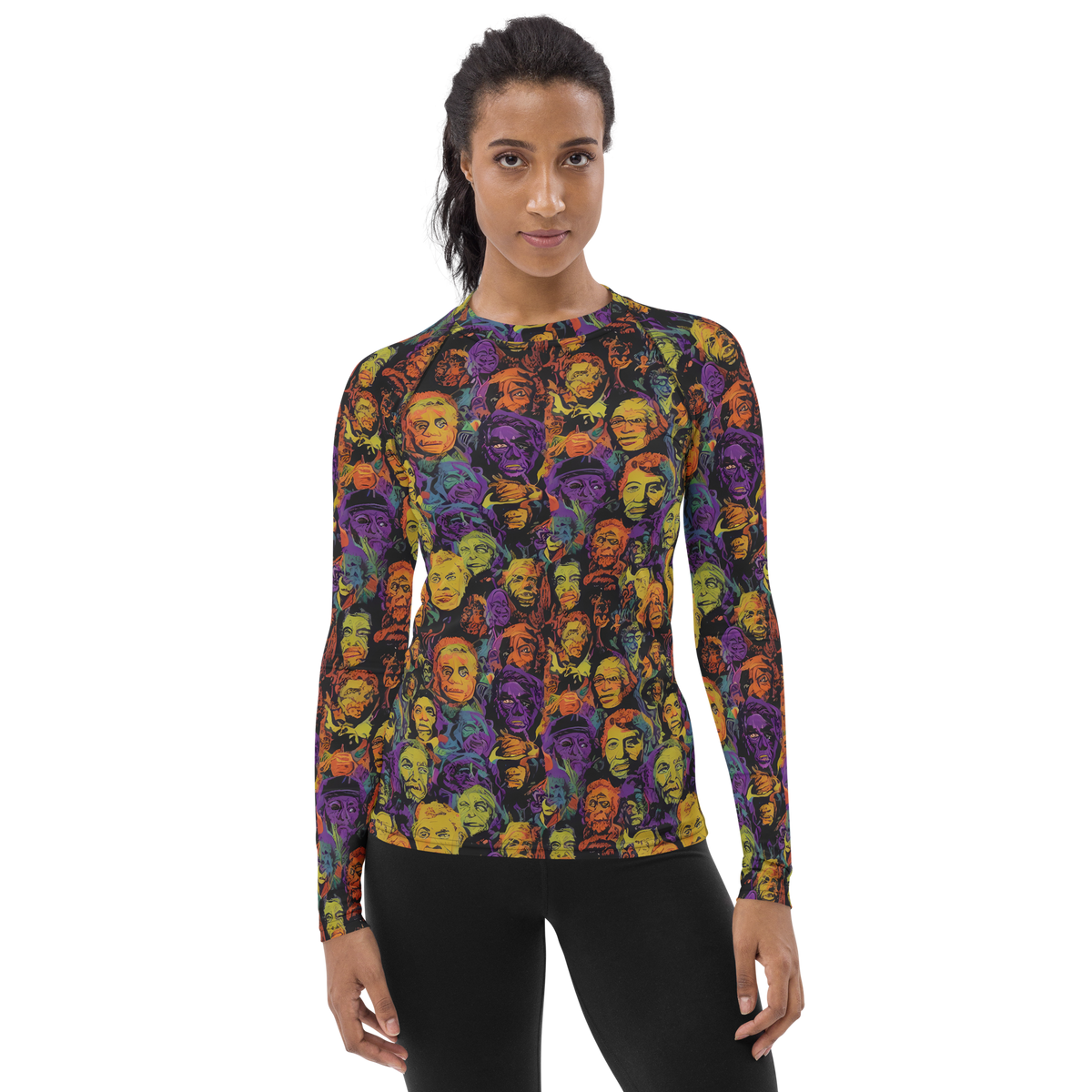 Women's Rash Guard - Kaleidoscopic Spirits