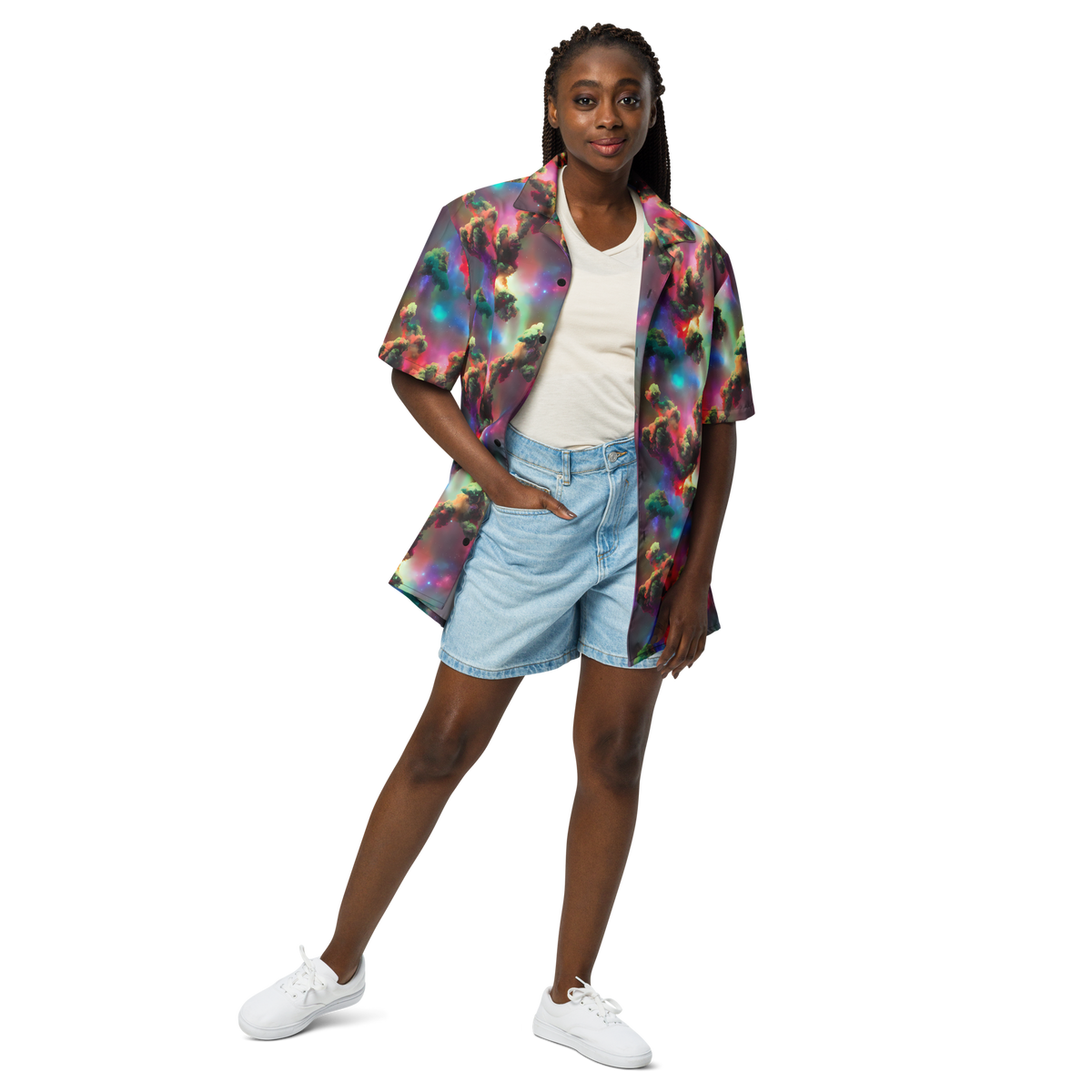 Button Shirt - Nebula Dreams