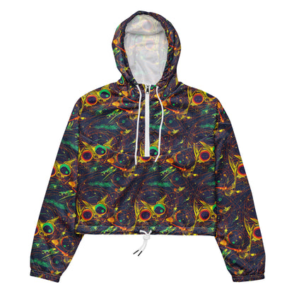 Women's Cropped Windbreaker - Sonic Universe