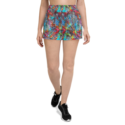 Women’s Athletic Shorts - Junkyard Jewel