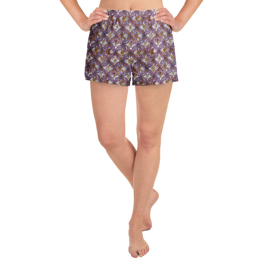 Athletic Shorts - Stained Glass Whirl