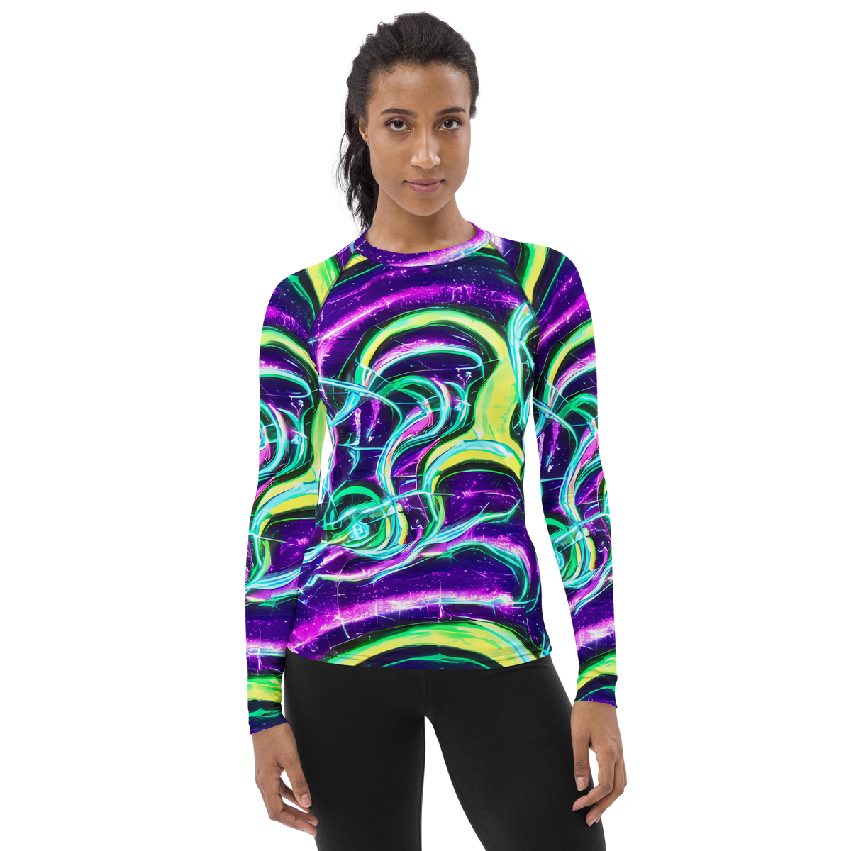 Women's Rash Guard - Quesnel's Vortex