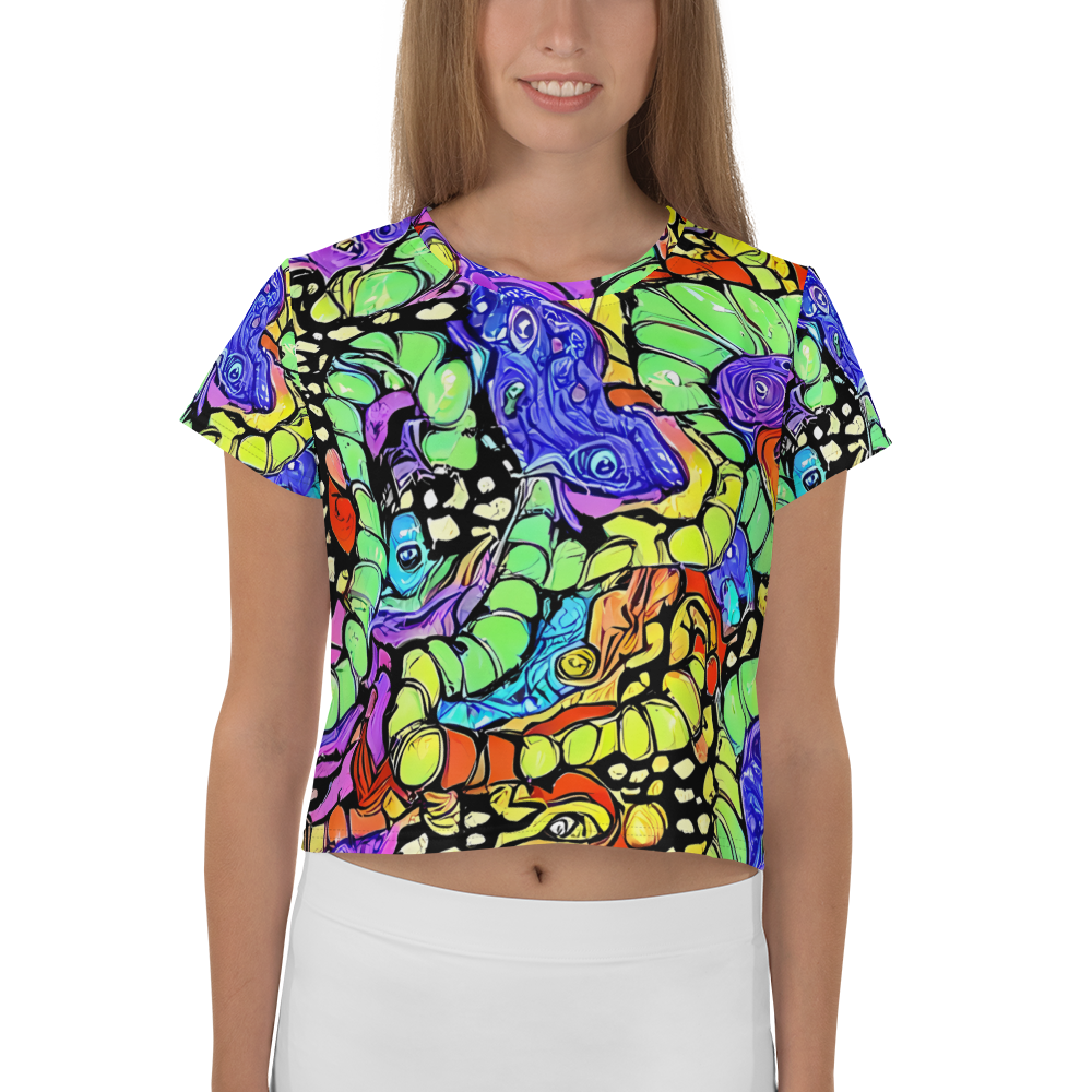 Women's Crop Tee - Frostwork Fantasy