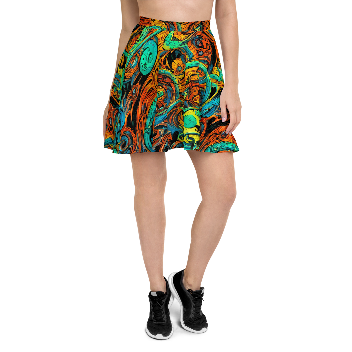 Skater Skirt - Flaming Mirage