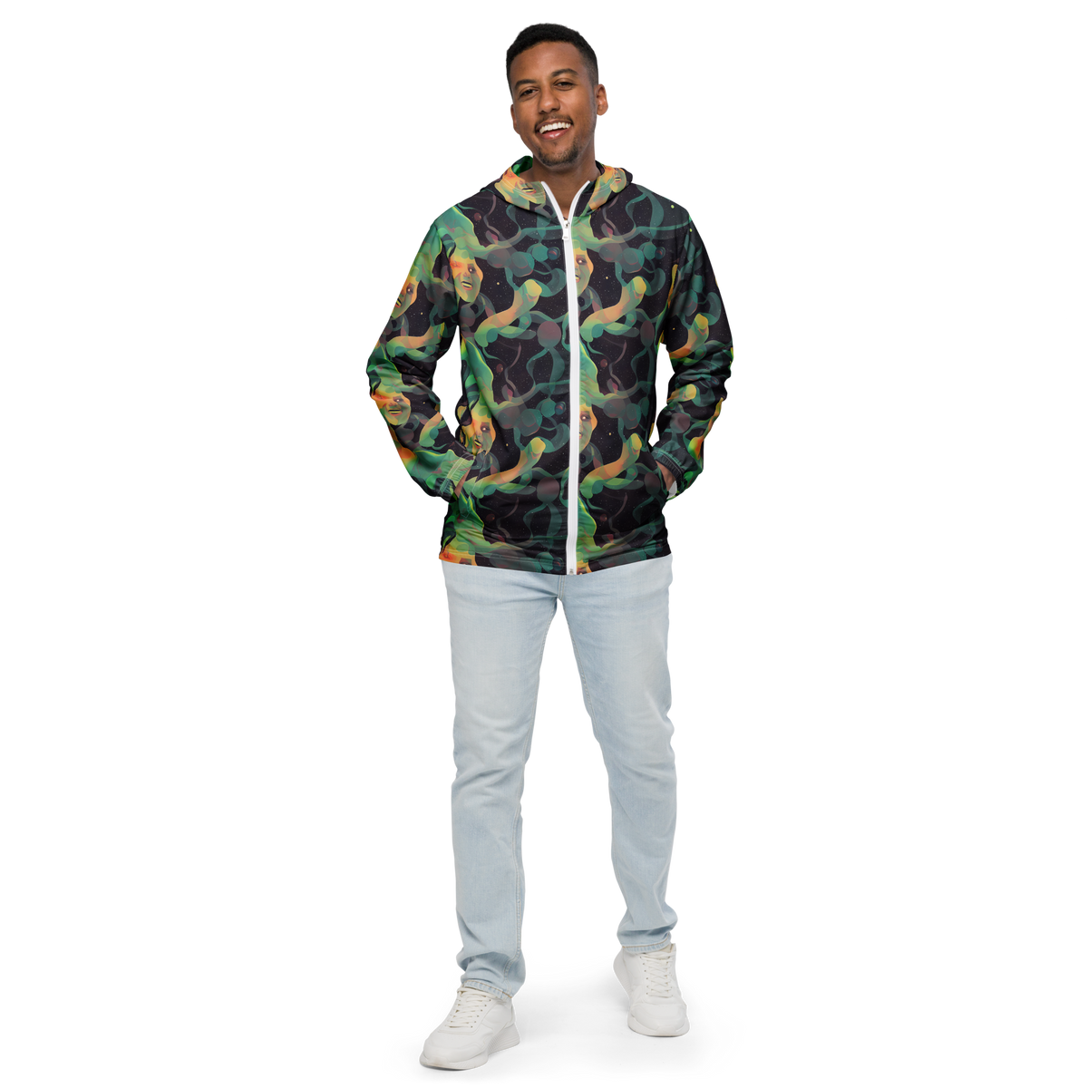 Men's Windbreaker - Astral Rhythms