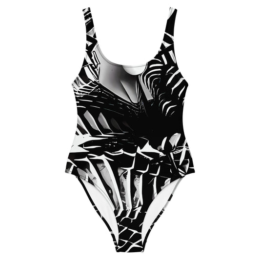 One-Piece Swimsuit - Illusion Vortex
