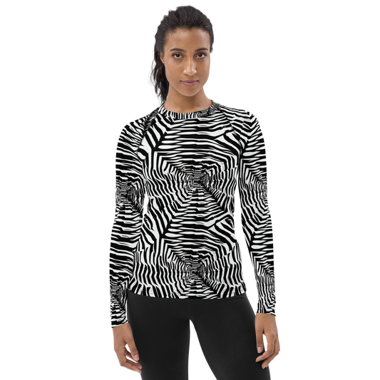 Women's Rash Guard - Shadowed Illusions