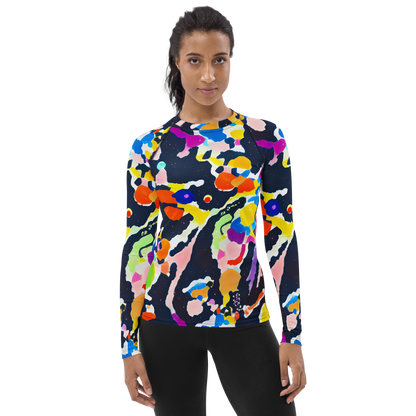 Women's Rash Guard - Kaleido Burst