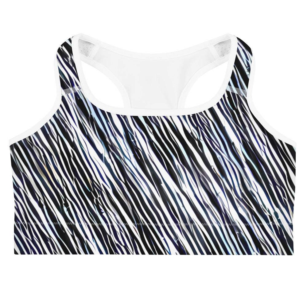 Sports Bra - Dupain Waves
