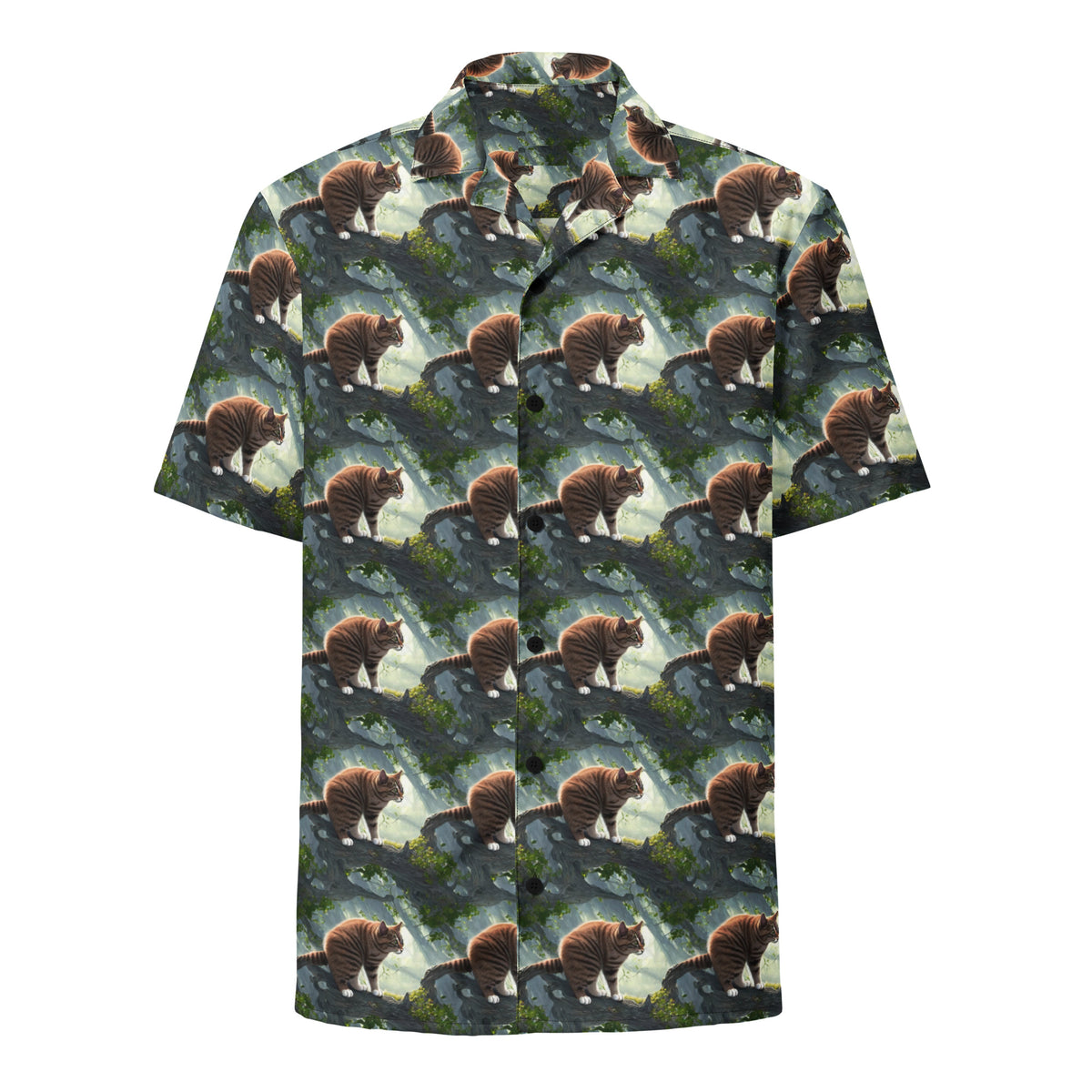 Button Shirt - Whiskered Enigma