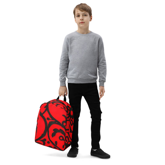 Minimalist Backpack - Scarlet Enigma