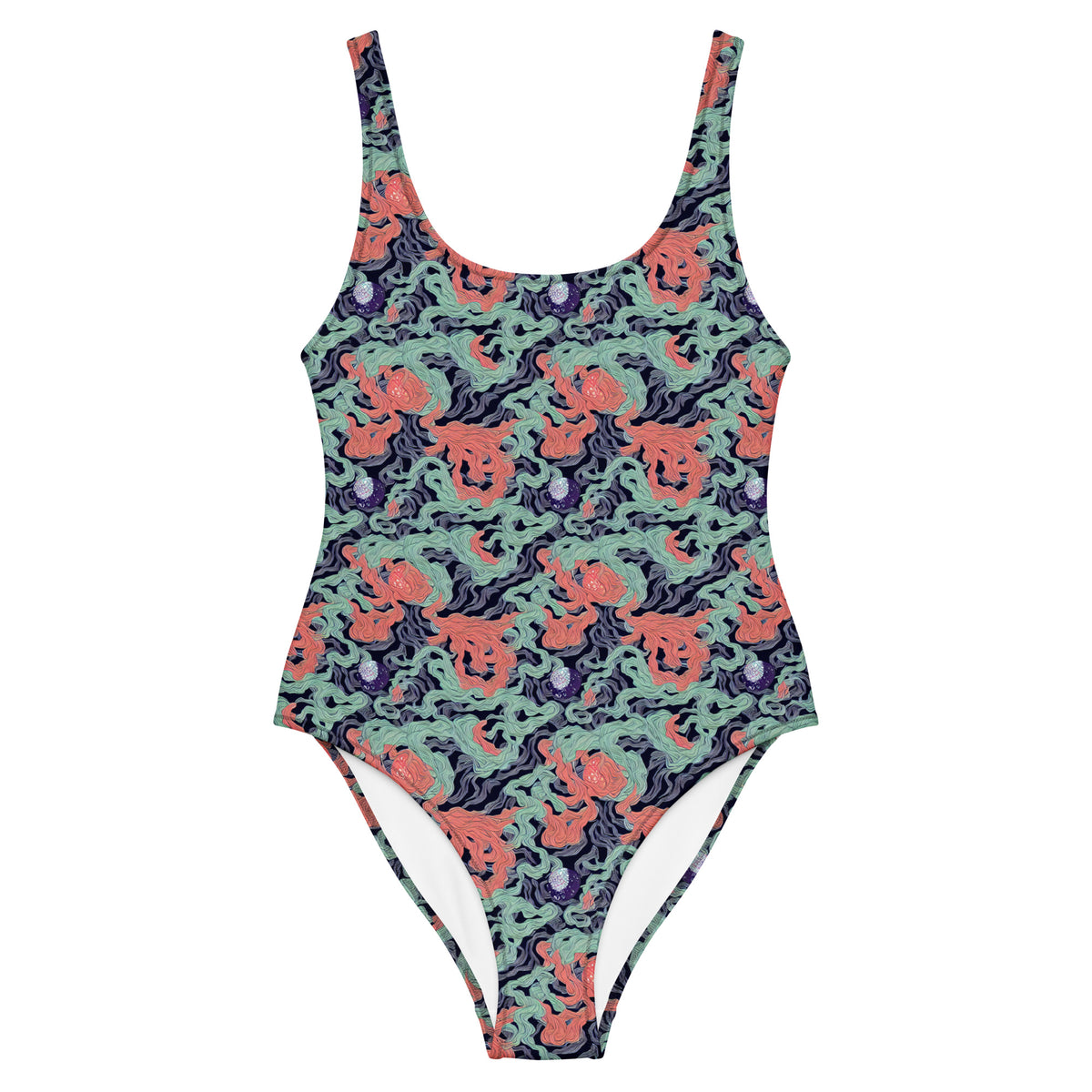 One-Piece Swimsuit - Cosmic Coral
