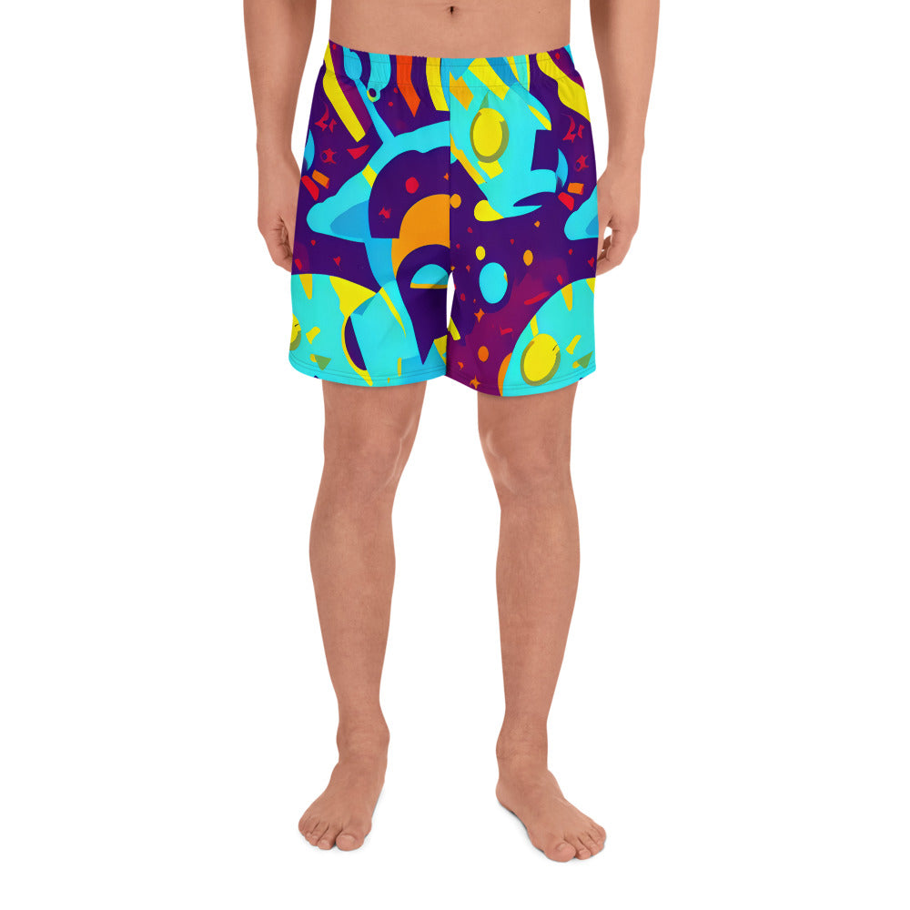 Men's Athletic Shorts - Gerace Geometry