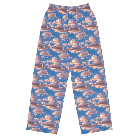 Wide-Leg Pants - Cotton Candy Skies
