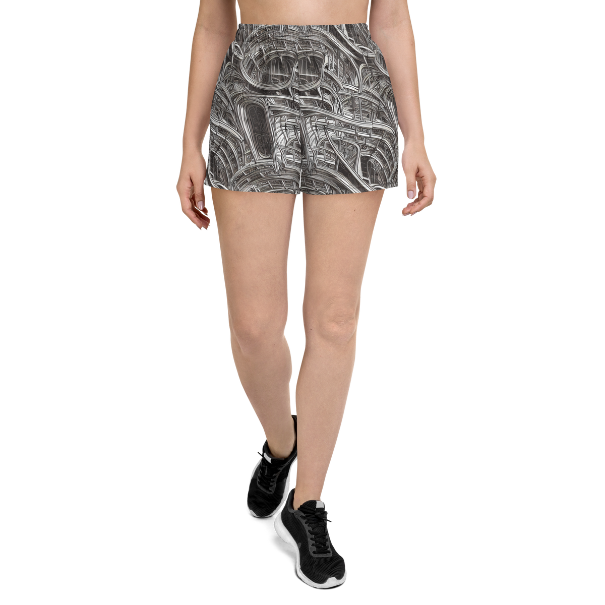 Women’s Athletic Shorts - Piranesi's Dream