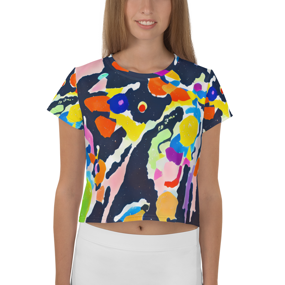 Women's Crop Tee - Kaleido Burst